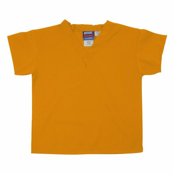 Gelscrubs Kids Gold Scrub Shirt, Medium 6-8 Years Old 6774-GOL-M